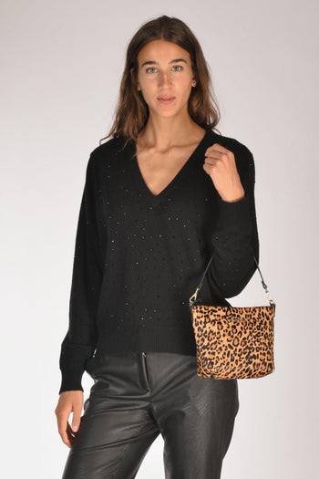 Saint Barth Borsa Aline Beige/nero Donna - 2