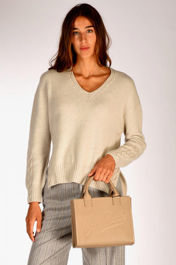 Saint Barth Vanity Midi Beige Donna - 2