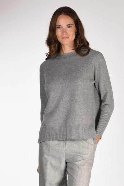 Maglia Girocollo Grigio Donna