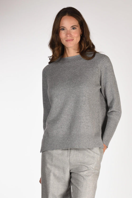 Maglia Girocollo Grigio Donna
