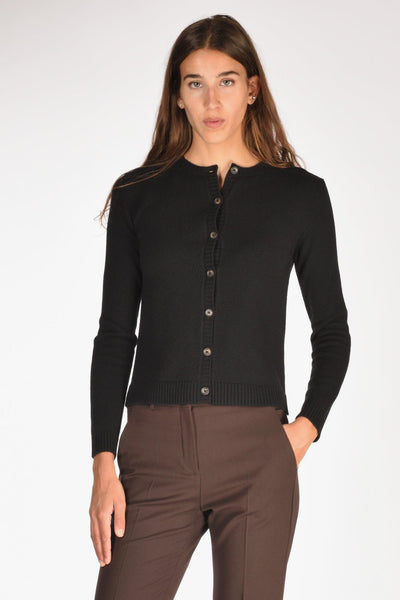 Maglia Cardigan Nero Donna