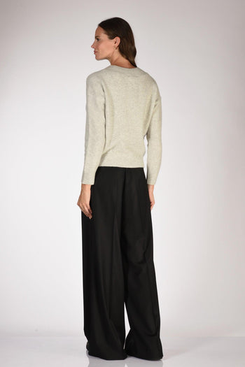 Maglia V Grigio Donna - 5