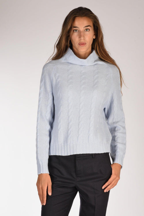 Maglia Cratere Azzurro Donna