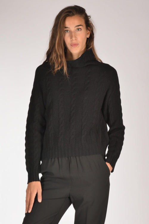 Maglia Cratere Nero Donna