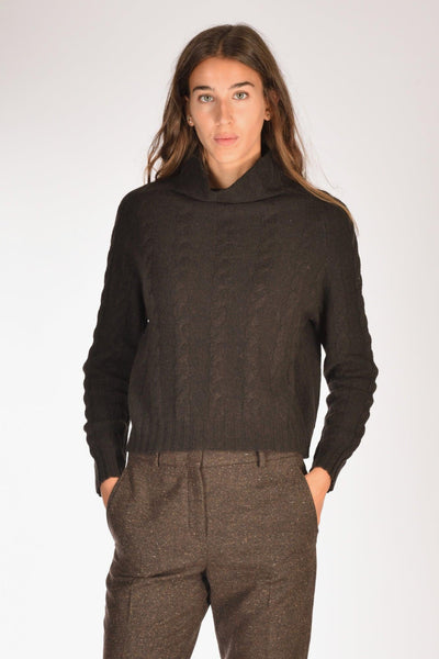 Maglia Cratere Marrone Donna