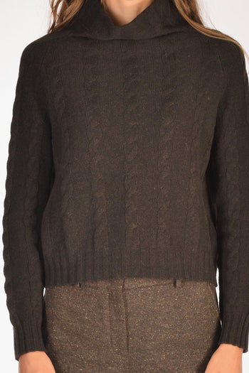 Maglia Cratere Marrone Donna - 3