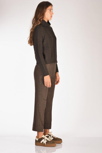 Maglia Cratere Marrone Donna - 4