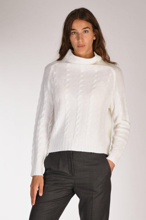 Maglia Cratere Bianco Donna