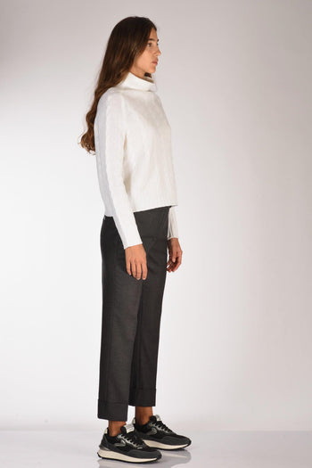 Maglia Cratere Bianco Donna - 4