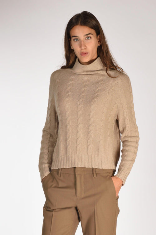 Maglia Cratere Beige Donna