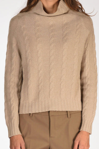 Maglia Cratere Beige Donna - 3