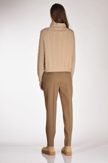 Maglia Cratere Beige Donna - 5