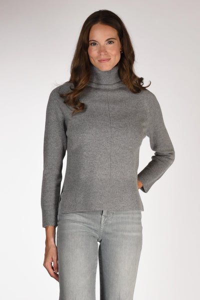 Maglia Collo Alto Grigio Donna