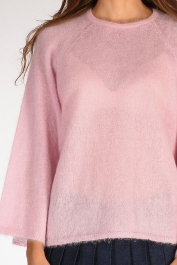 Maglia Mohair Rosa Donna - 3