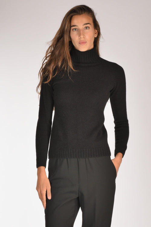 Collo Alto Nero Donna