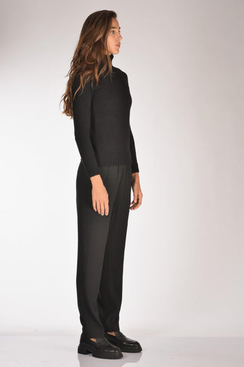 Collo Alto Nero Donna - 4