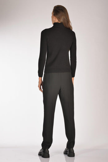 Collo Alto Nero Donna - 5