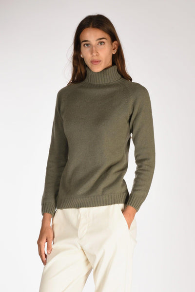 Collo Alto Verde Donna