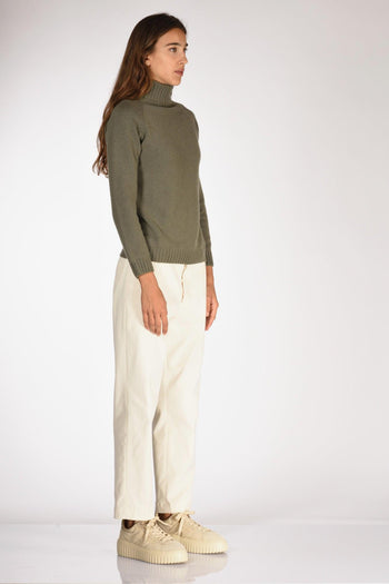 Collo Alto Verde Donna - 4