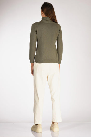 Collo Alto Verde Donna - 5