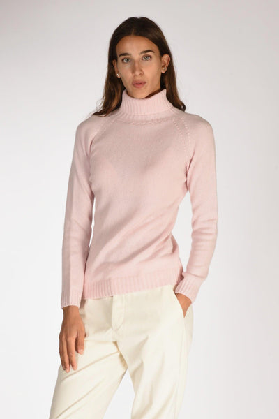 Collo Alto Rosa Chiaro Donna