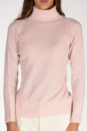 Collo Alto Rosa Chiaro Donna - 3