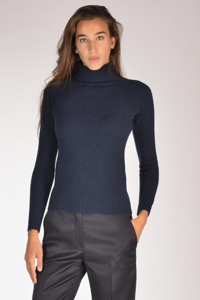 Collo Alto Blu Donna