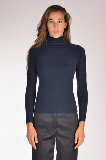 Collo Alto Blu Donna - 2