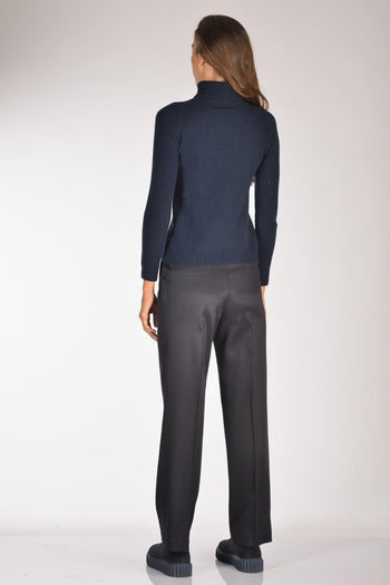 Collo Alto Blu Donna - 5