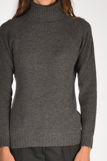 Collo Alto Grigio Scuro Donna - 3