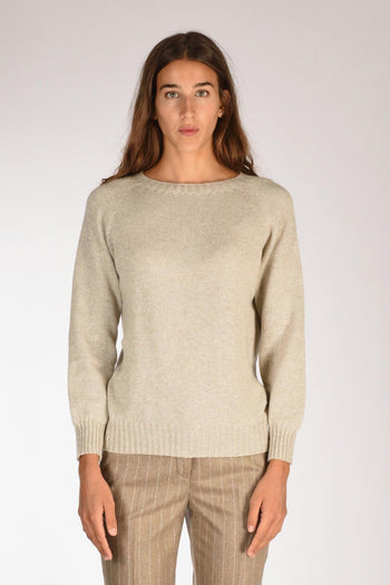 Maglia Giro Grigio/argento Donna - 2