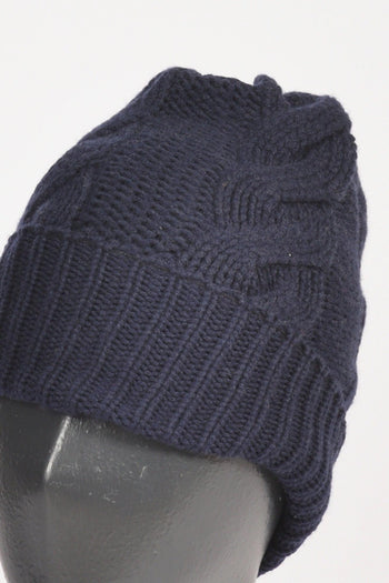 Cappello Treccia Blu Donna - 3