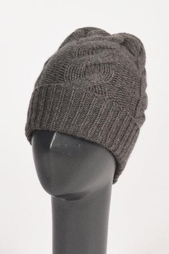 Cappello Treccia Grigio Scuro Donna - 2