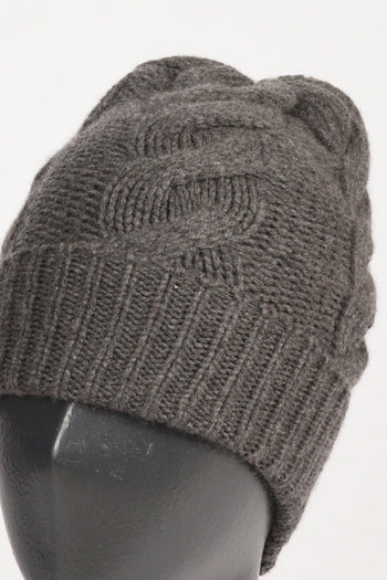 Cappello Treccia Grigio Scuro Donna - 3