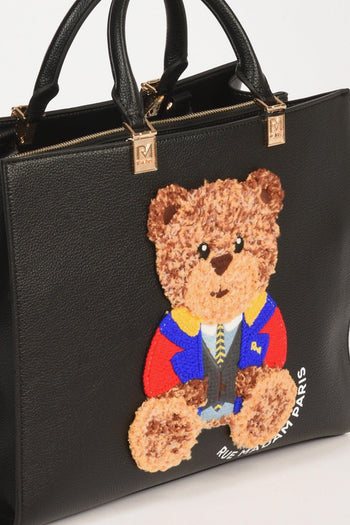 Paris Borsa Marvin Tote Nero Donna - 4