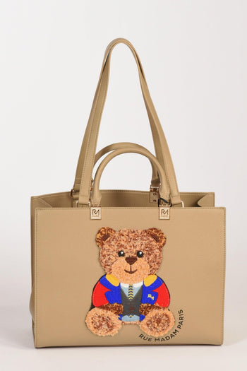 Paris Borsa Marvin Tote Beige Donna - 3