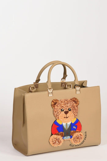 Paris Borsa Marvin Tote Beige Donna - 5