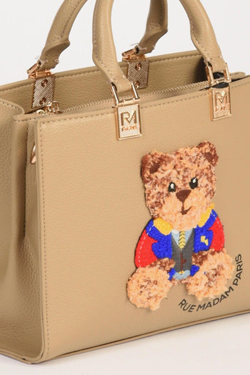 Paris Borsa Marvin Mini Beige Donna - 4