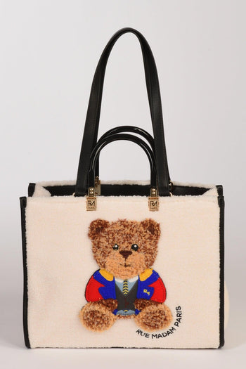 Paris Borsa Marvin Tote Bianco Naturale Donna - 3