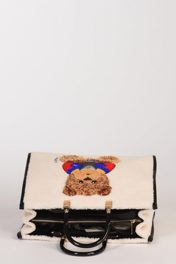 Paris Borsa Marvin Tote Bianco Naturale Donna - 6