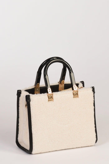Paris Borsa Marvin Mini Bianco Naturale Donna - 5