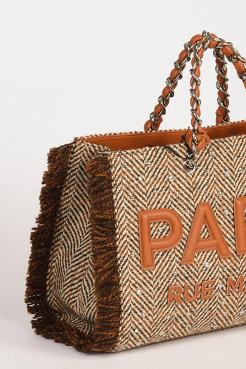 Paris Borsa Harris Beige/bianco Donna - 4