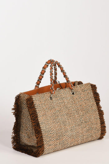 Paris Borsa Harris Beige/bianco Donna - 5