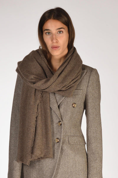Sciarpa Adriel Marrone Donna