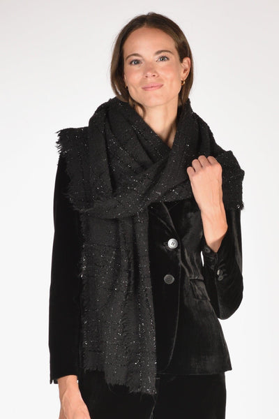 Sciarpa Adrienne Nero Donna