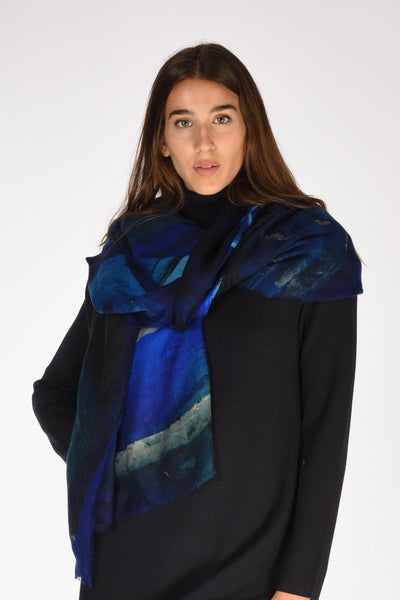 Sciarpa Alcazar Blu Donna