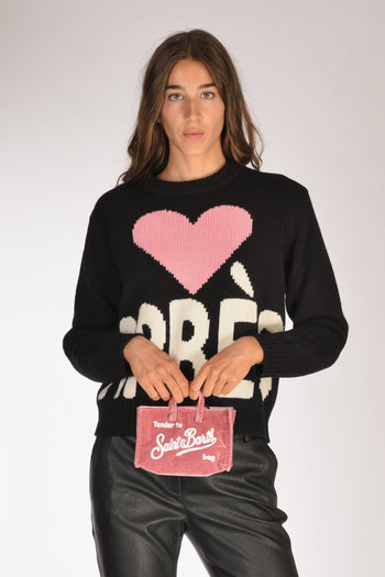 Saint Barth Phone Bag Rosa Scuro Donna - 2