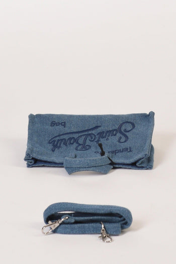 Saint Barth Phone Bag Azzurro Scuro Donna - 5