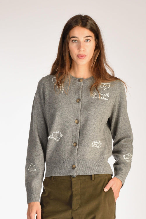 Saint Barth Maglia Sierra Grigio Donna