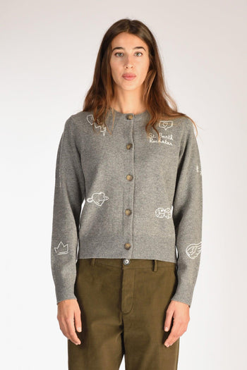 Saint Barth Maglia Sierra Grigio Donna - 2